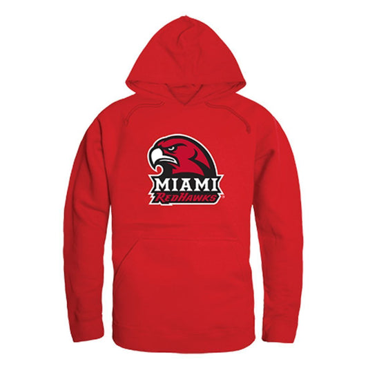 Miami University RedHawks Freshman Pullover Sweatshirt Hoodie Red-Campus-Wardrobe
