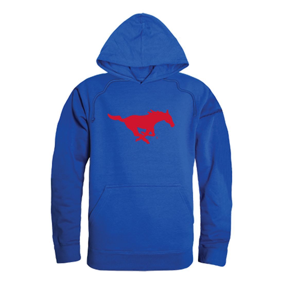 Southern Methodist University Mustangs Freshman Pullover Sweatshirt Hoodie Royal-Campus-Wardrobe