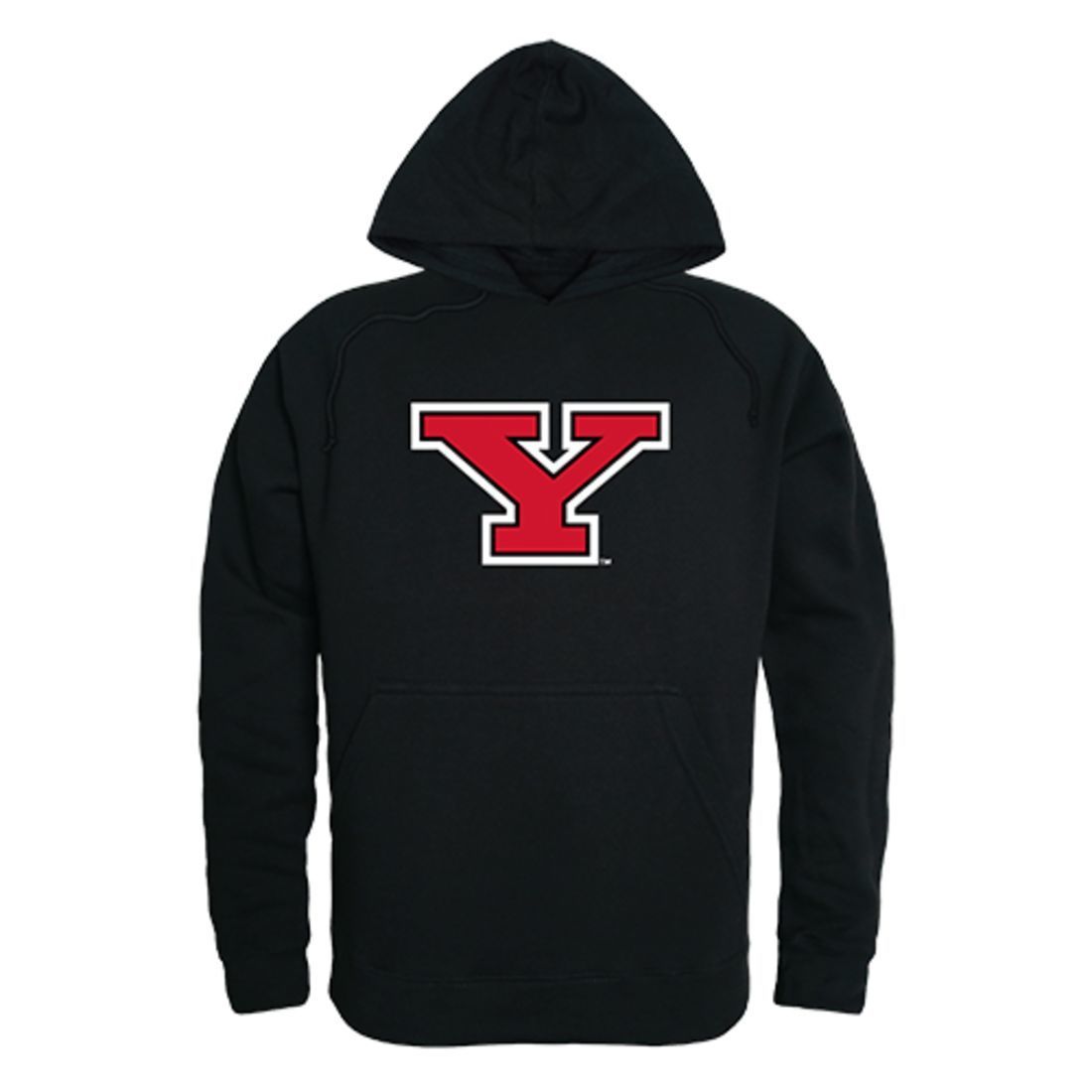 Youngstown State University Penguins Freshman Pullover Sweatshirt Hoodie Black-Campus-Wardrobe
