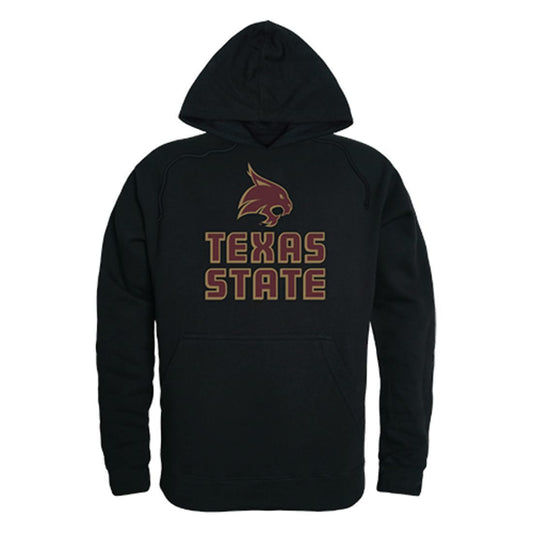 Texas State University Boko the Bobcat Freshman Pullover Sweatshirt Hoodie Black-Campus-Wardrobe