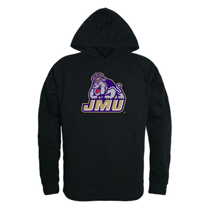 James Madison University Foundation Dukes Freshman Pullover Sweatshirt Hoodie Black-Campus-Wardrobe