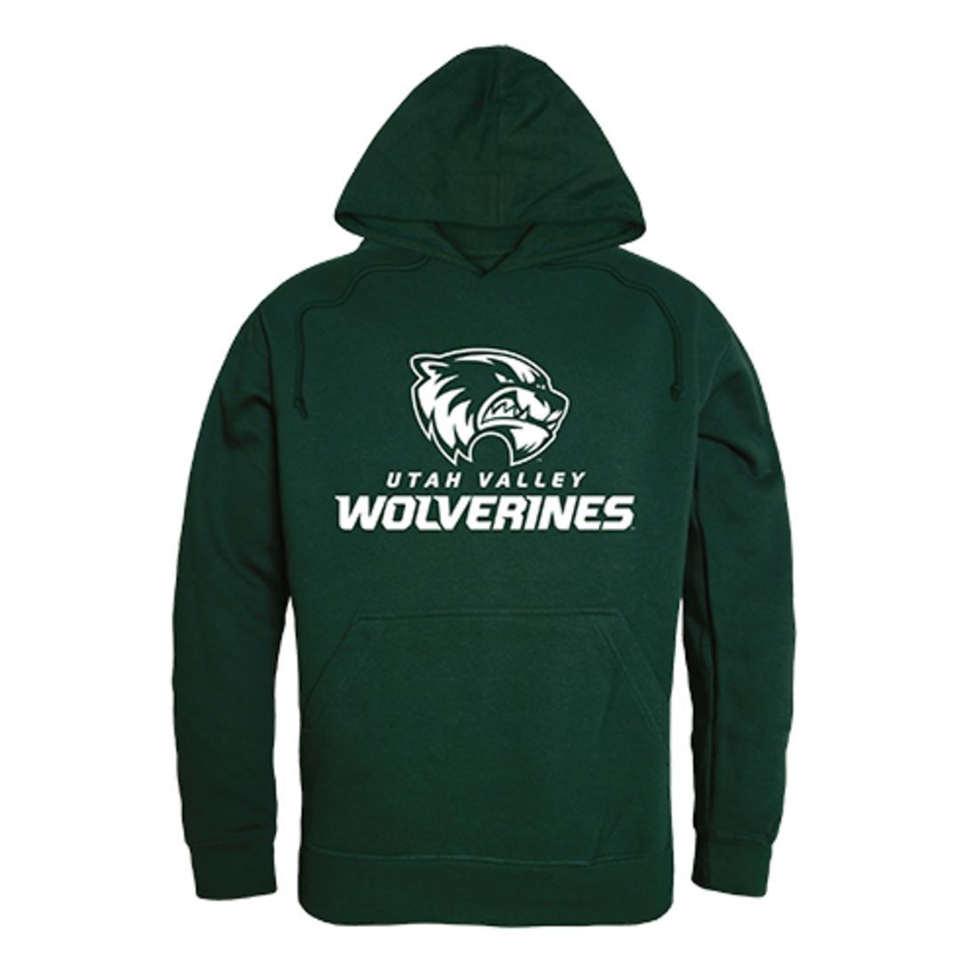 Utah Valley University Wolverines Freshman Pullover Sweatshirt Hoodie Forest-Campus-Wardrobe