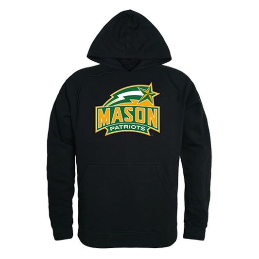 George Mason University Patriots Freshman Pullover Sweatshirt Hoodie Black-Campus-Wardrobe