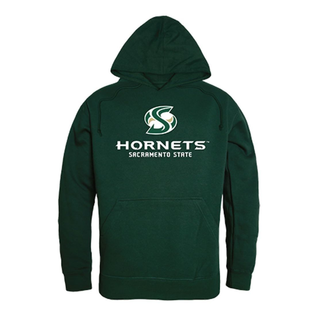 Sacramento State Hornets Freshman Pullover Sweatshirt Hoodie Forest-Campus-Wardrobe