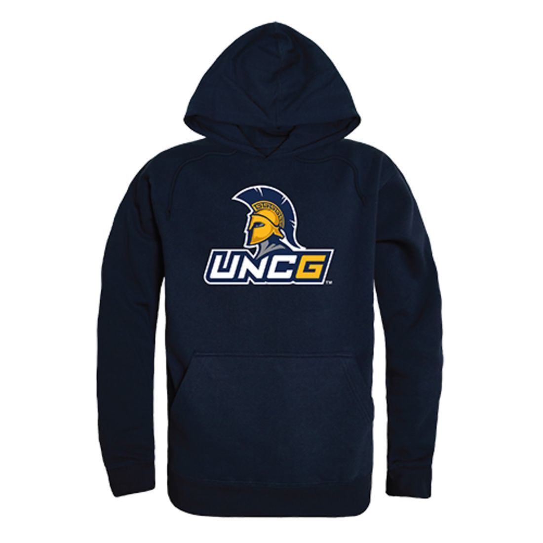 University of North Carolina at Greensboro Spartans Freshman Pullover Sweatshirt Hoodie Navy-Campus-Wardrobe