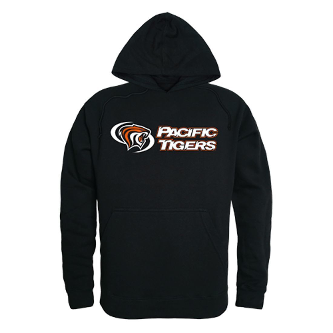 University of the Pacific Tigers Freshman Pullover Sweatshirt Hoodie Black-Campus-Wardrobe