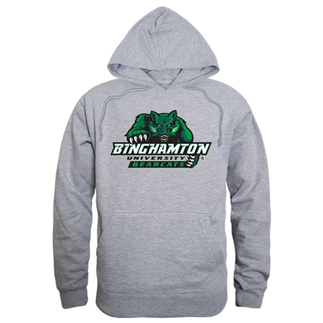 SUNY Binghamton University Freshman Pullover Sweatshirt Hoodie Heather Grey-Campus-Wardrobe