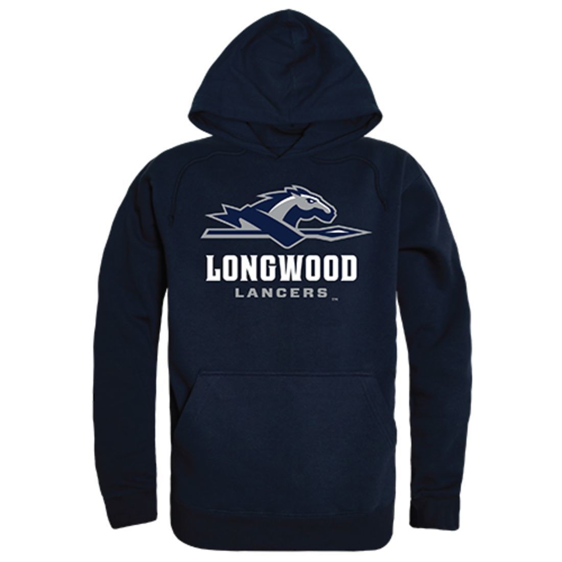 Longwood University Freshman Pullover Sweatshirt Hoodie Navy-Campus-Wardrobe