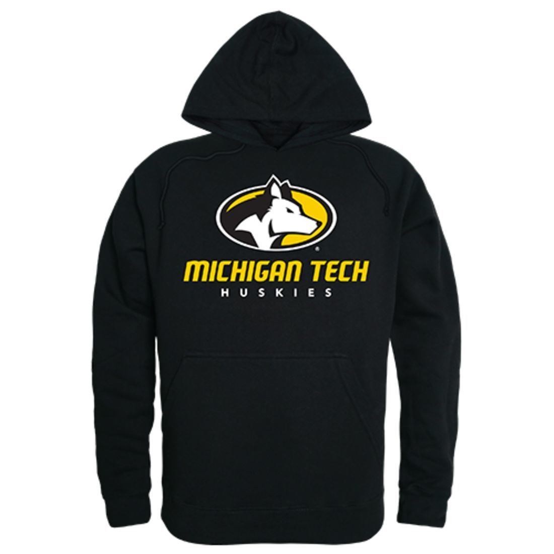 Michigan Technological University Freshman Pullover Sweatshirt Hoodie Black-Campus-Wardrobe