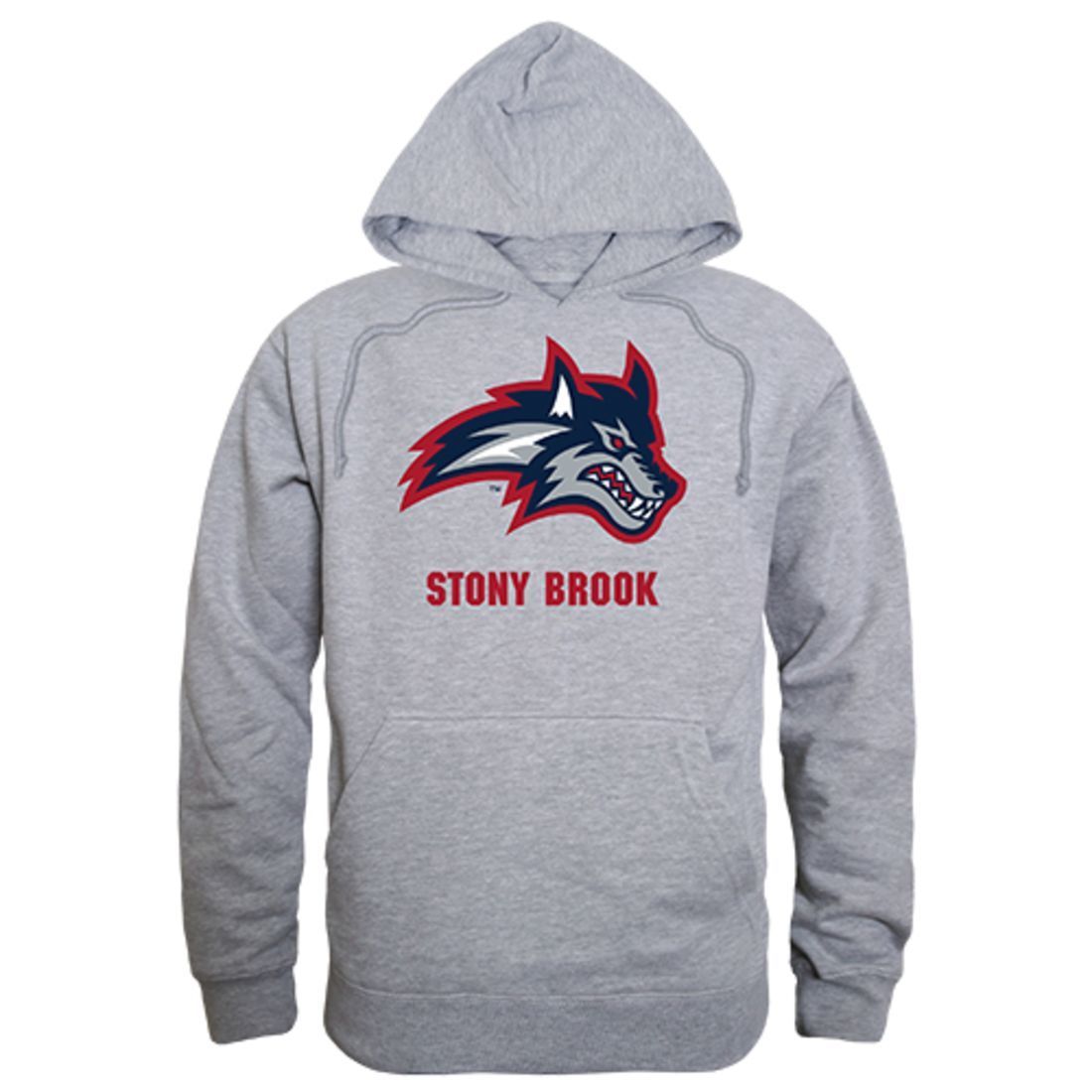 Stony Brook University Freshman Pullover Sweatshirt Hoodie Heather Grey-Campus-Wardrobe