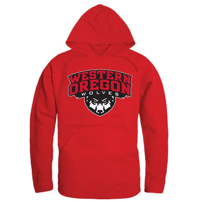 WOU Western Oregon University Freshman Pullover Sweatshirt Hoodie Red-Campus-Wardrobe