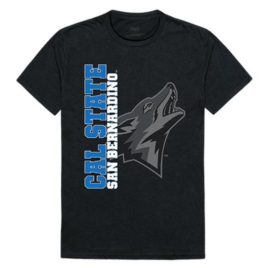 CSUSB Cal State University San Bernardino Coyotes Ghost T-Shirt Black-Campus-Wardrobe
