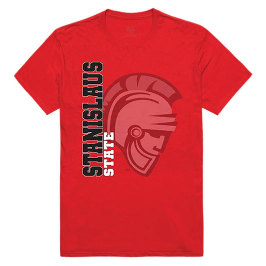 Cal State University Stanislaus Warriors Ghost T-Shirt Red-Campus-Wardrobe