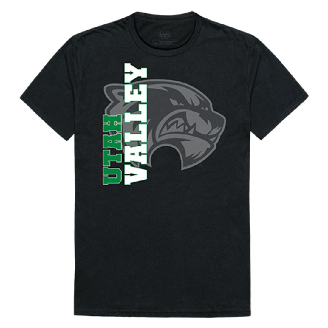 UVU Utah Valley University Wolverines Ghost T-Shirt Black-Campus-Wardrobe