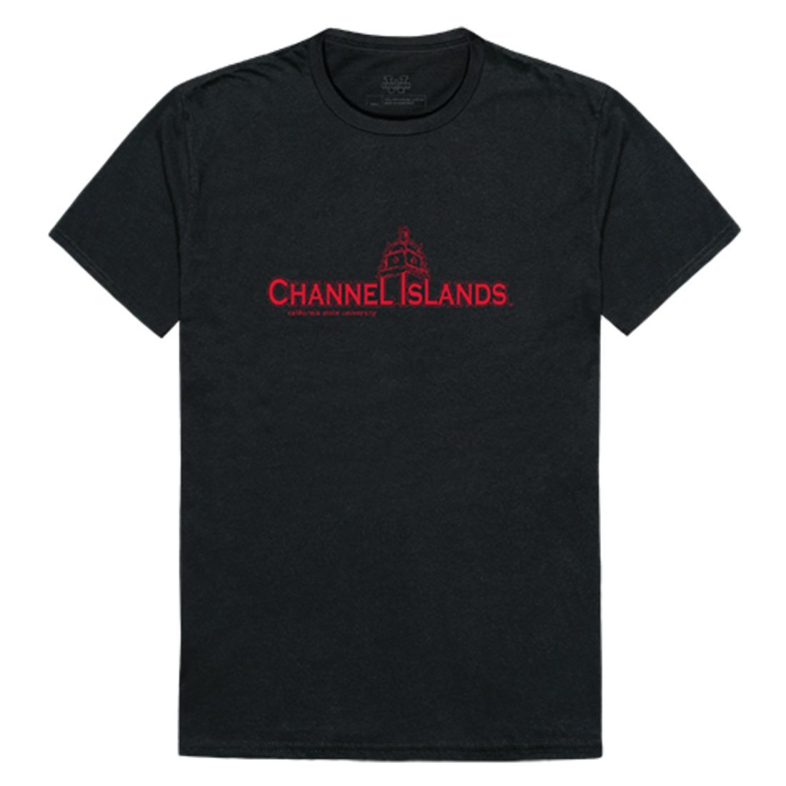 CSUCI CalIfornia State University Channel Islands The Dolphins Institutional T-Shirt Black-Campus-Wardrobe
