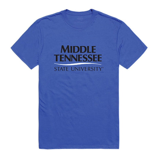 MTSU Middle Tennessee State University Blue Raiders Institutional T-Shirt Royal-Campus-Wardrobe