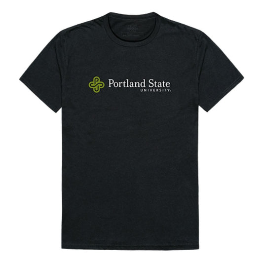 PSU Portland State University Vikings Institutional T-Shirt Black-Campus-Wardrobe