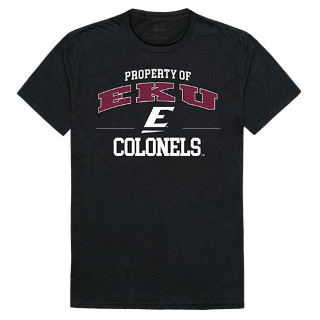 EKU Eastern Kentucky University Colonels Property T-Shirt Black-Campus-Wardrobe