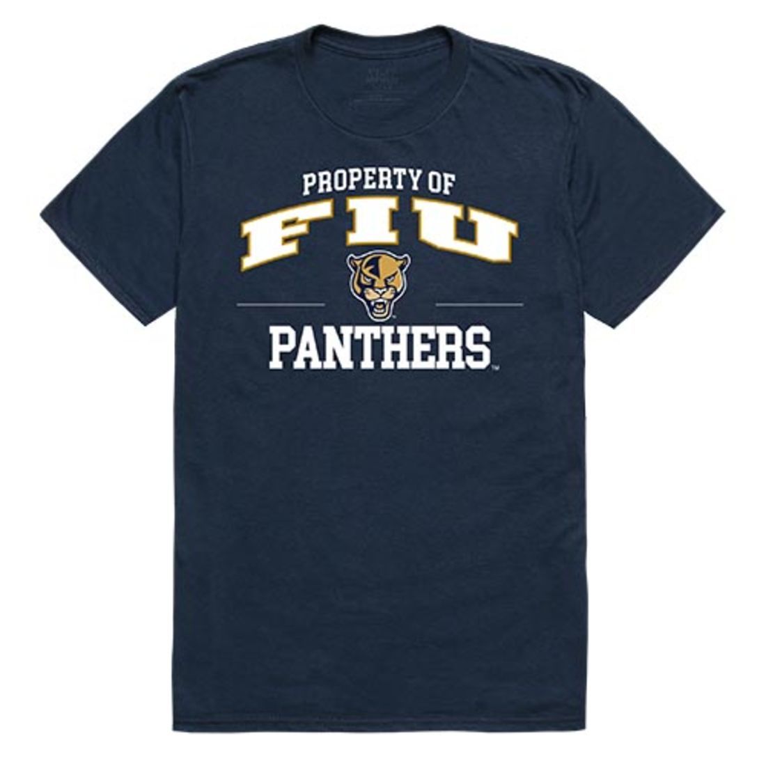 FIU Florida International University Panthers Property T-Shirt Navy-Campus-Wardrobe