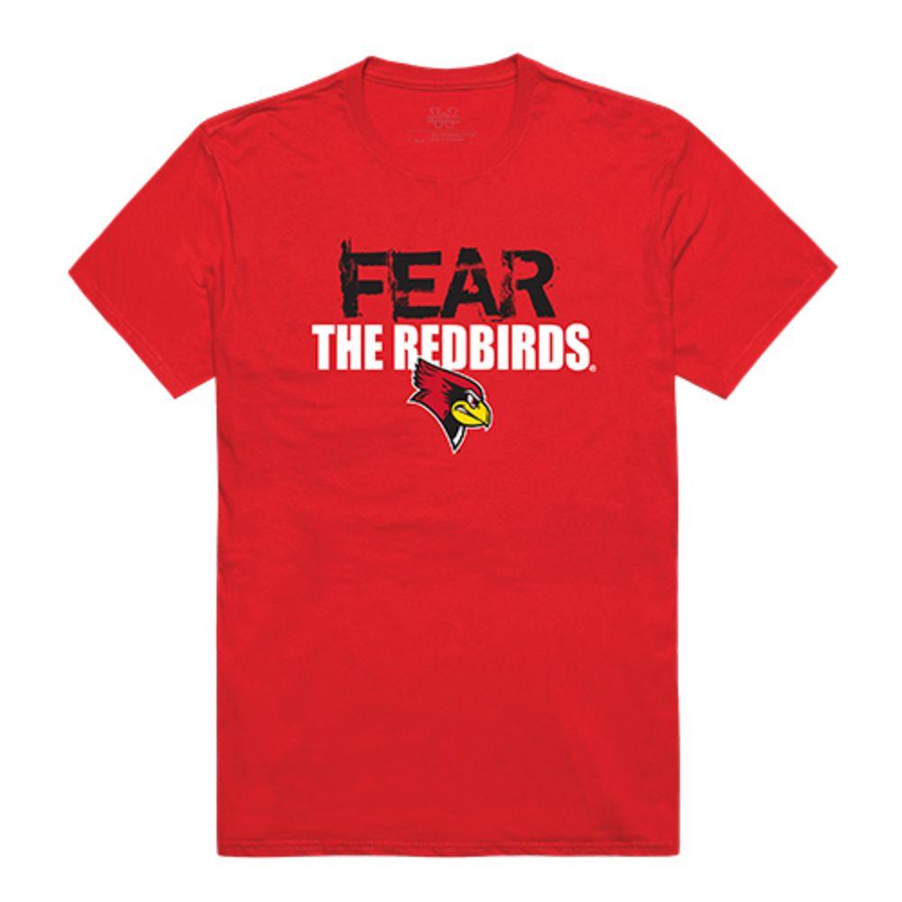 Illinois State University Redbirds NCAA Fear Tee T-Shirt Red-Campus-Wardrobe