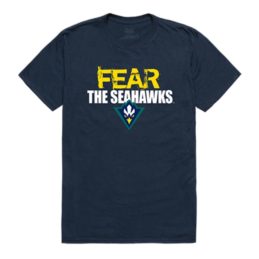 UNCW University of North Carolina at Wilmington Seahawks Fear T-Shirt Navy-Campus-Wardrobe