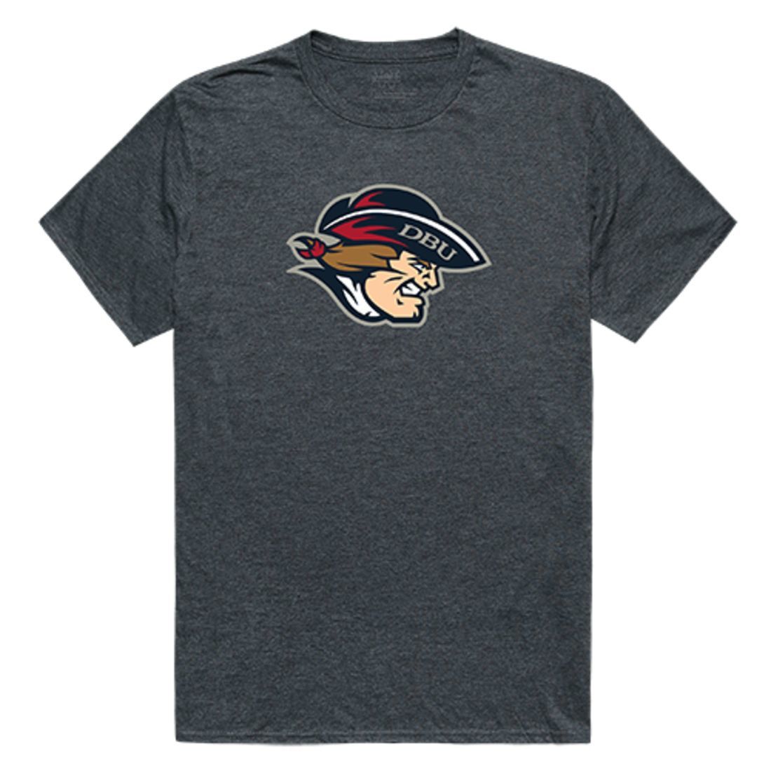 DBU Dallas Baptist University Patriot Cinder T-Shirt Heather Charcoal-Campus-Wardrobe