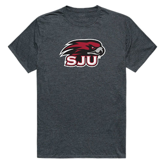 SJU Saint Joseph's University Hawks Cinder T-Shirt Heather Charcoal-Campus-Wardrobe