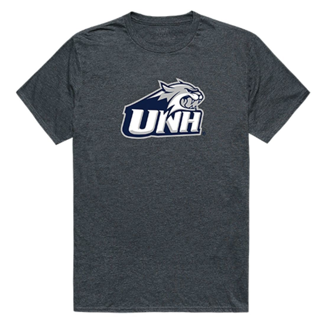UNH University of New Hampshire Wildcats Cinder T-Shirt Heather Charcoal-Campus-Wardrobe