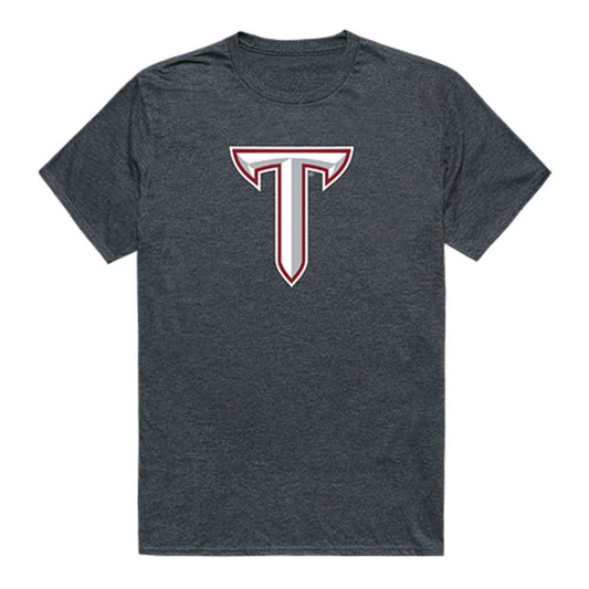 Troy University Trojans Cinder Tee T-Shirt Heather Charcoal-Campus-Wardrobe