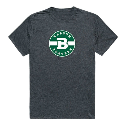 Babson College Beavers Cinder Tee T-Shirt Heather Charcoal-Campus-Wardrobe