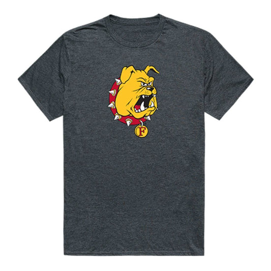 FSU Ferris State University Bulldogs Cinder Tee T-Shirt Heather Charcoal-Campus-Wardrobe