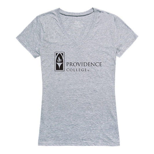 Providence College Womens Seal Tee T-Shirt Heather Grey-Campus-Wardrobe