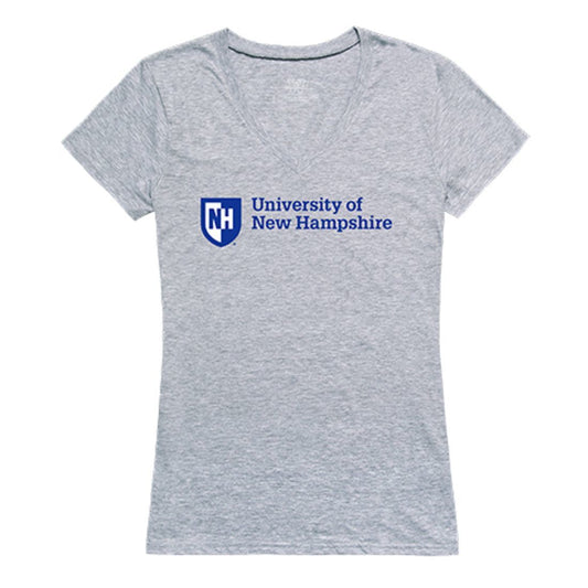 UNH University of New Hampshire Womens Seal Tee T-Shirt Heather Grey-Campus-Wardrobe