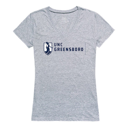 UNCG University of North Carolina at Greensboro Womens Seal Tee T-Shirt Heather Grey-Campus-Wardrobe