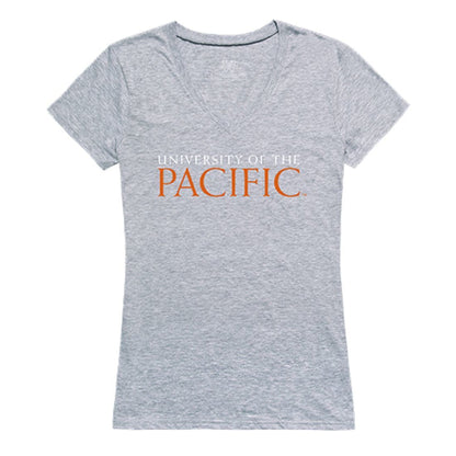 University of the Pacific Womens Seal Tee T-Shirt Heather Grey-Campus-Wardrobe