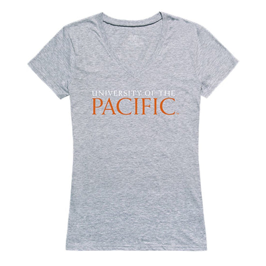 University of the Pacific Womens Seal Tee T-Shirt Heather Grey-Campus-Wardrobe