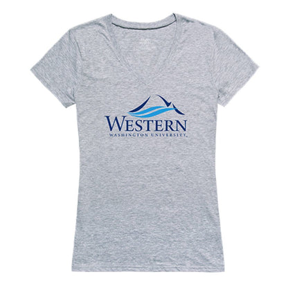 Western Washington University WWU Womens Seal Tee T-Shirt Heather Grey-Campus-Wardrobe