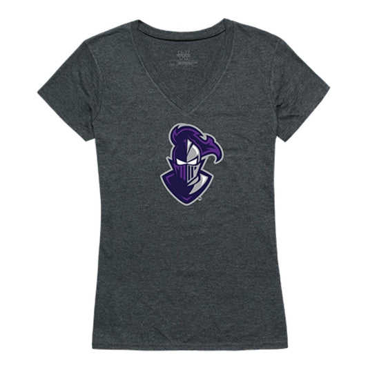 Furman University Paladins Womens Cinder Tee T-Shirt Heather Charcoal-Campus-Wardrobe