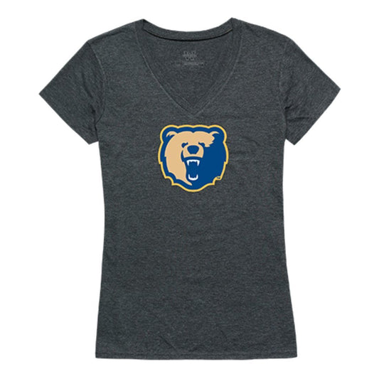 MSU Morgan State University Bears Womens Cinder Tee T-Shirt Heather Charcoal-Campus-Wardrobe