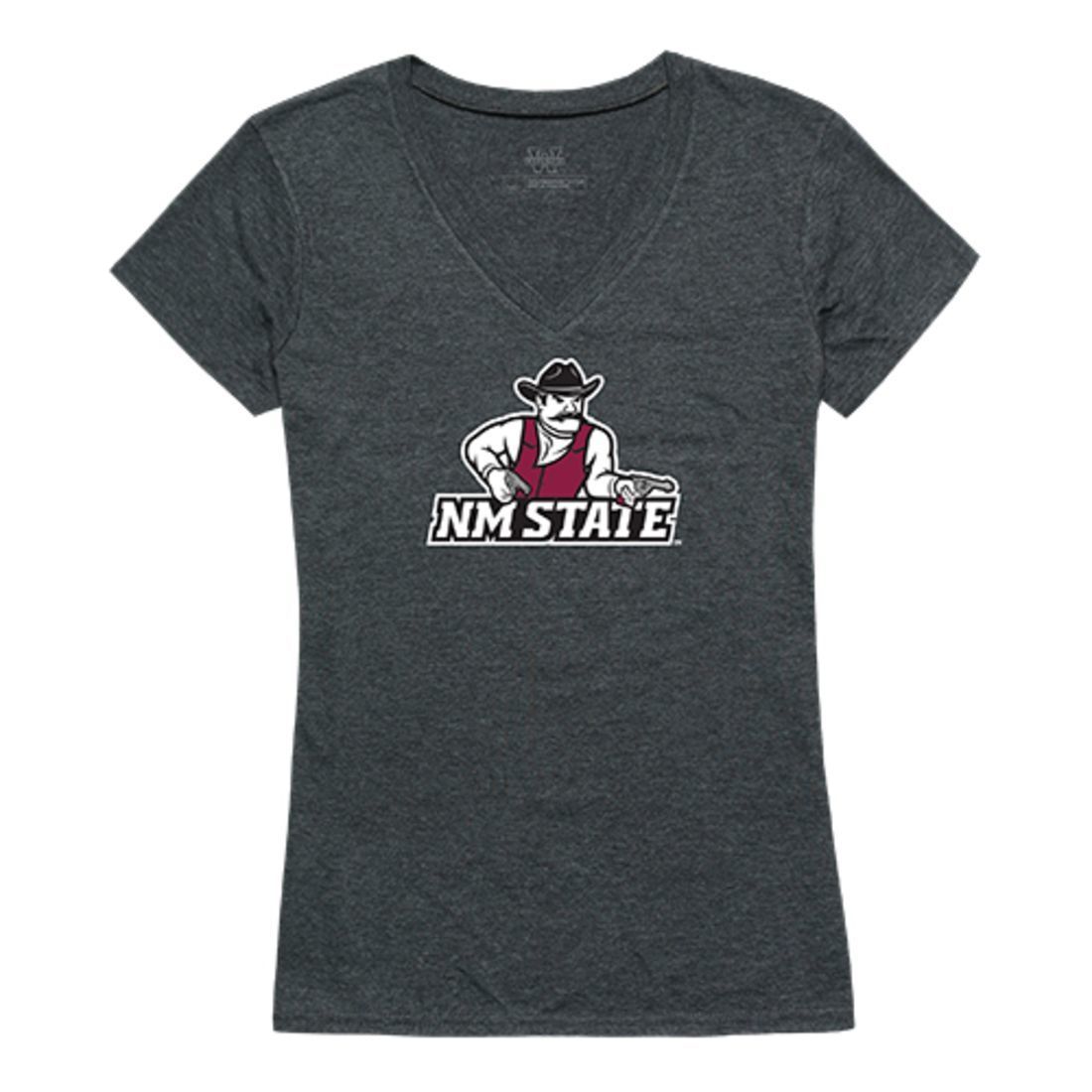 NMSU New Mexico State University Aggies Womens Cinder Tee T-Shirt Heather Charcoal-Campus-Wardrobe
