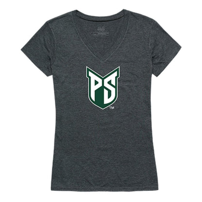PSU Portland State University Vikings Womens Cinder Tee T-Shirt Heather Charcoal-Campus-Wardrobe