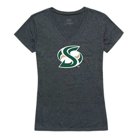 CSUS Sacramento State Hornets Womens Cinder Tee T-Shirt Heather Charcoal-Campus-Wardrobe