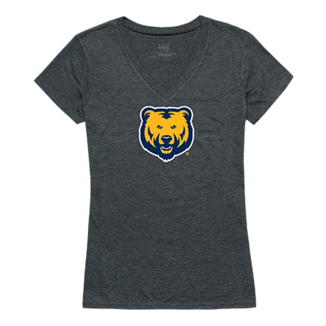 UNC University of Northern Colorado Bears Womens Cinder Tee T-Shirt Heather Charcoal-Campus-Wardrobe