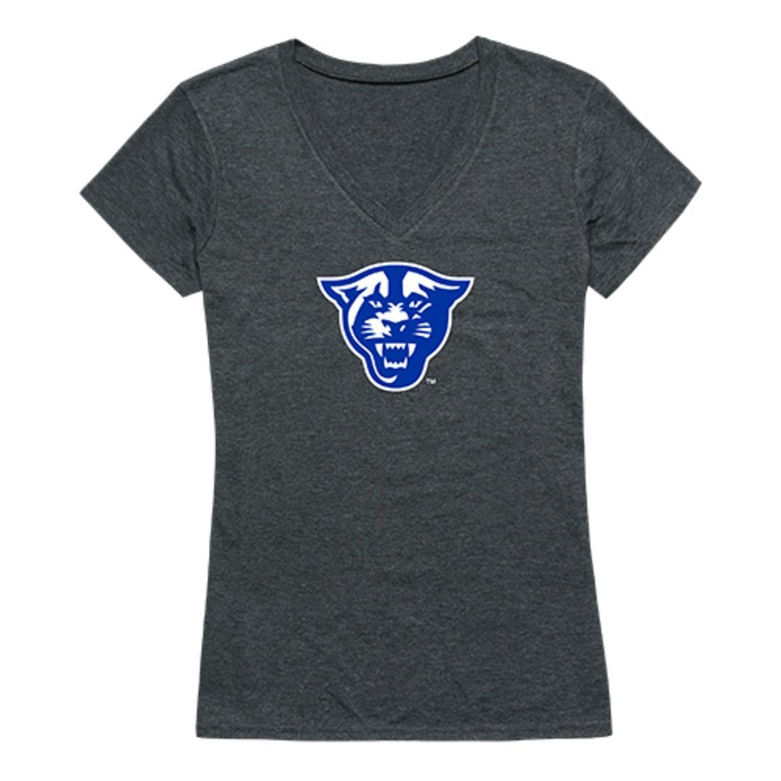 GSU Georgia State University Panthers Womens Cinder T-Shirt Heather Charcoal-Campus-Wardrobe