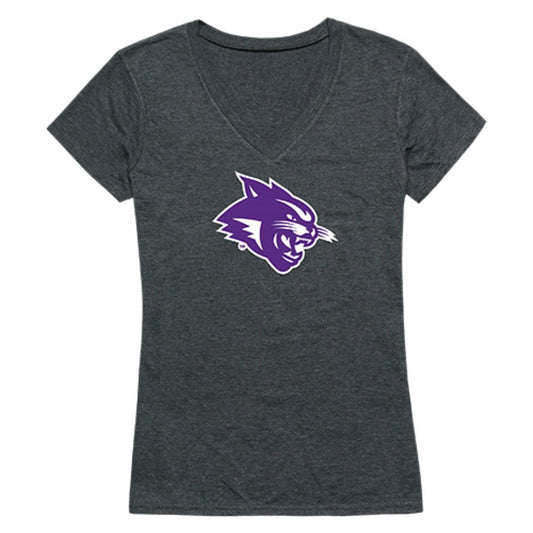 ACU Abilene Christian University Wildcats Womens Cinder T-Shirt Heather Charcoal-Campus-Wardrobe