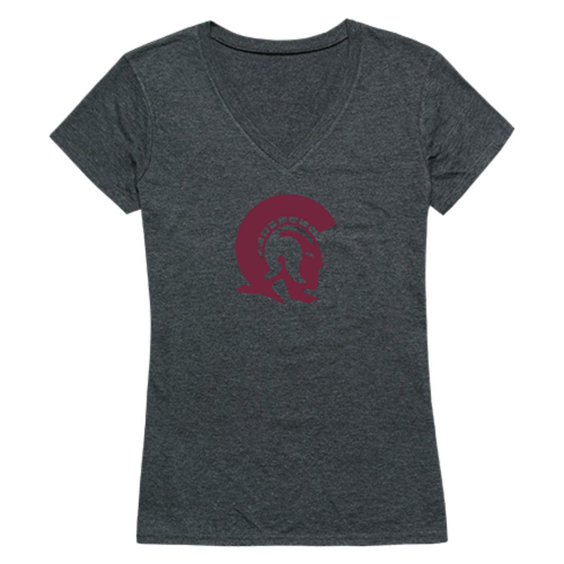 Arkansas at Little Rock Trojans Womens Cinder T-Shirt Heather Charcoal-Campus-Wardrobe