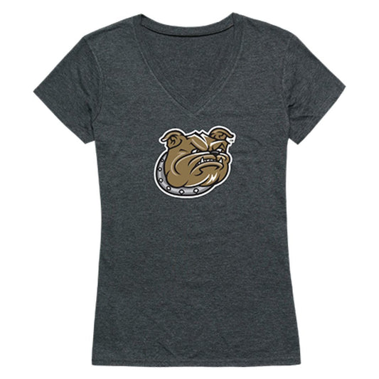 Bryant University Bulldogs Womens Cinder T-Shirt Heather Charcoal-Campus-Wardrobe