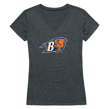 Bucknell University Bison Womens Cinder T-Shirt Heather Charcoal-Campus-Wardrobe