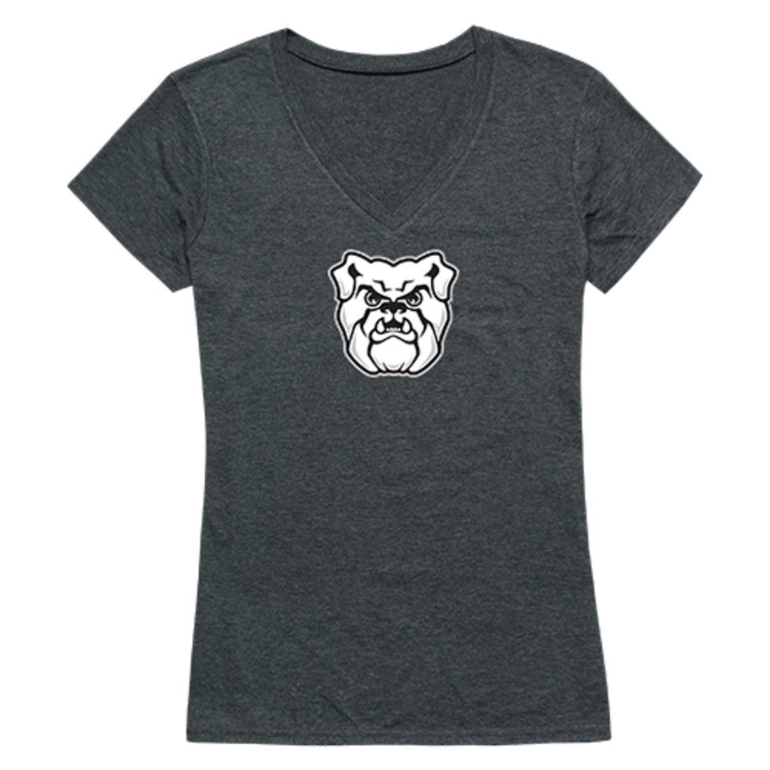 Butler University Bulldog Womens Cinder T-Shirt Heather Charcoal-Campus-Wardrobe