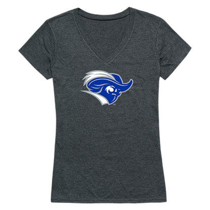 CNU Christopher Newport University Captains Womens Cinder T-Shirt Heather Charcoal-Campus-Wardrobe